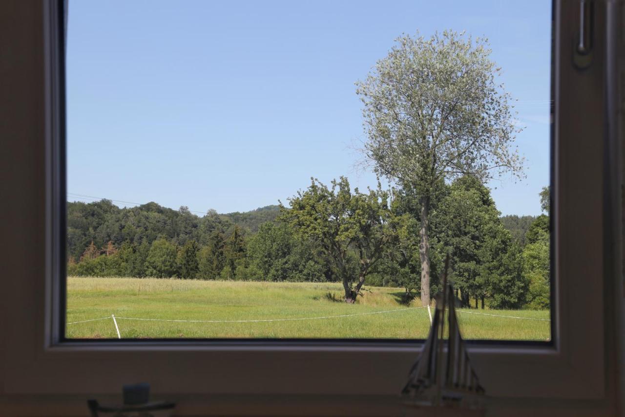 Auszeit Mit Weitblick In Der Sachsischen Schweiz - Kleiner Bauernhof Mit Tieren Und Wallbox Rathmannsdorf Exterior foto